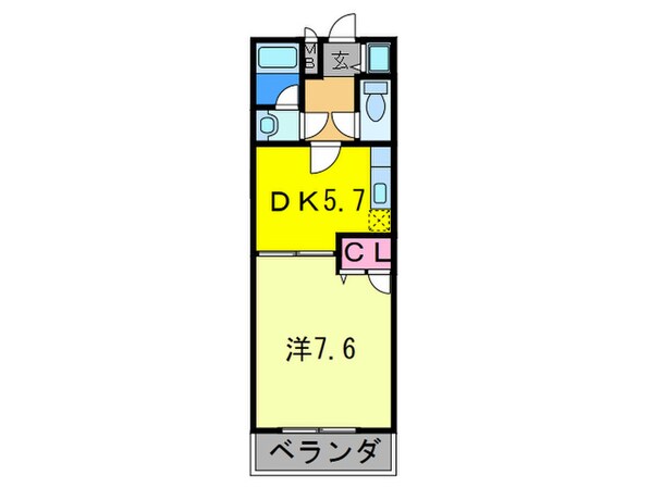 コンフォ－ト玉串の物件間取画像